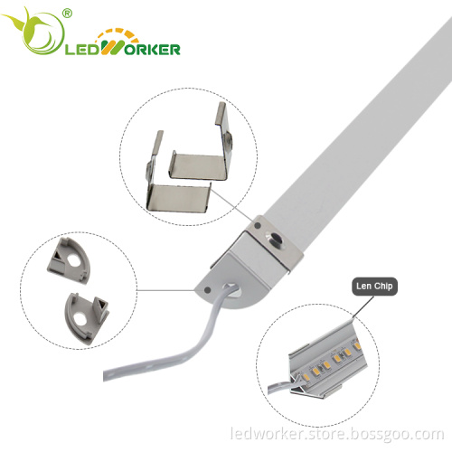 Custom LED Strip Lights with Aluminium Profile and Diffuser for Cabinets
